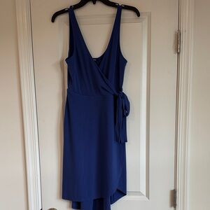 Express Royal Blue High Low Dress